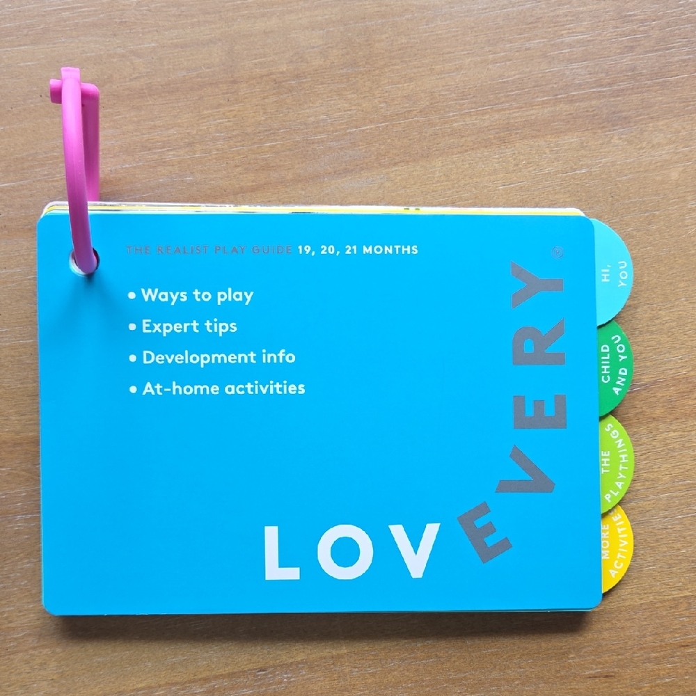 LOVEVERY The Realist Play Guide Months 19, 20, 21
